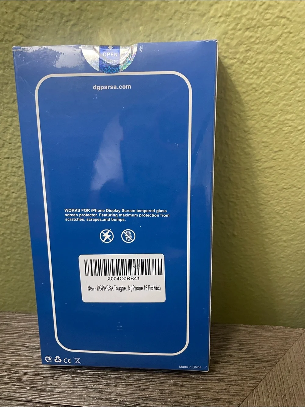 Blue 9H Tempered Glass Screen Protector